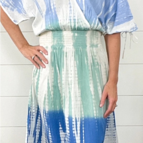 Simply Southern Tie Dye Tie Shoulder Dress - Picture 3 of 3